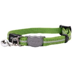 Rogz. Rogz AlleyCat Halsband Lime XS. Katthalsband med reflex.
