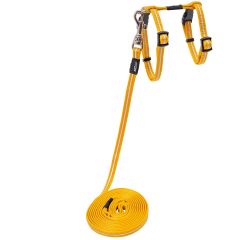 Rogz. Rogz AlleyCat Sele Orange XS. Matchande koppel och sele med reflex för ökad synligheten i mörker.