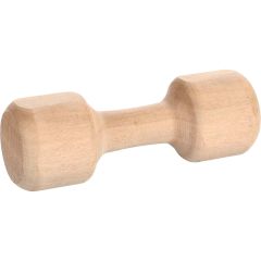 Flamingo. Apportbock Trä 15.5cm. Apporteringsblock i naturligt trä. 