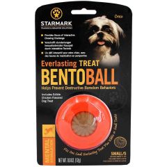 Starmark Treat Bento Ball S. Slitstark godisboll med tuggkaka. 