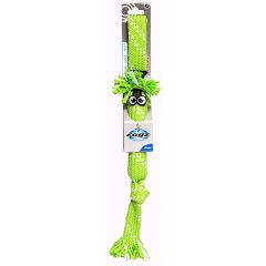 Rogz Scrubz Dental Rope Lime S. Dragleksak med knastrande ljud. 