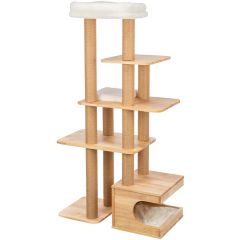 Trixie. Klösmöbel Thiago. Högt klösträd i naturligt trä. 