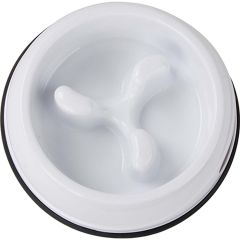 Pawise. Slow Feeding Skål 500 ml. Matskål för långsammare måltid. 