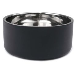 Ozami. Hundskål Horizon Svart 1200 ml. Isolerad skål som håller maten fräsch. 