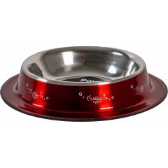 Ozami. Sk&aring;l Nontip Fiskar R&ouml;d 250ml. Stabil sk&aring;l med antislip. 