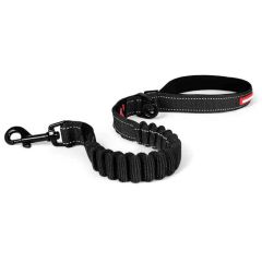 Ezydog Zero Shock Svart 64cm. Stötdämpande citykoppel med reflex. 