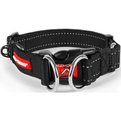 EzyDog Halsband Double Up Svart S. Säkert och bekvämt hundhalsband. 