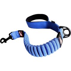 Ezydog Zero Shock Blå 64cm. Stötdämpande citykoppel med reflex. 