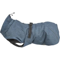 Trixie. Vintertäcke Riom Mörkblå 25 cm. Varm och vindtät jacka med fleecefoder. 