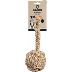 Ozami. Hundleksak Twisted Knutboll. Tålig repleksak som stärker tänder. 
