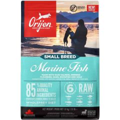 Orijen Small Breed Marine Fish. Premium helfoder med fisk för små hundar. 
