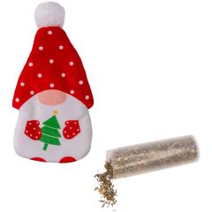 Kong Cat Holiday Refillables Gnome. Tomtenisse med kattmynta fyllning. 
