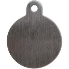 Graverad ID-Bricka med egen text. Borstad mässing.