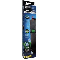 Fluval Doppvärmare E 100W. Digital display med färgvarning. 