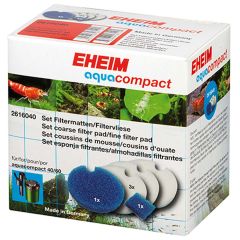 Eheim Aqua Compact Filterset. Filtermattor till Eheim ytterfilter. 