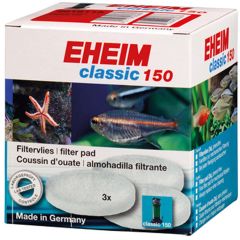 Eheim Classic 150 Filtersvamp Fin 3p. Fina filterplattor till Eheim ytterfilter. 