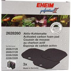 Eheim eXperience 350 Kolfilter 3p. Kolfilterplattor för Eheim ytterfilter. 