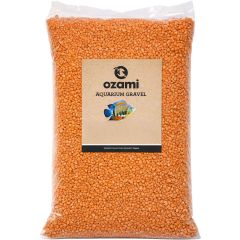 Ozami. Akvariegrus Orange 2-3 mm 2kg. Bottengrus som ger en varm känsla. 