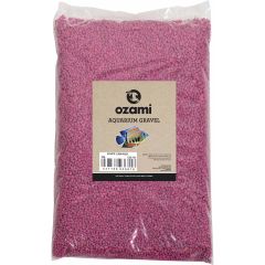 Ozami. Akvariegrus Rosa 2-3 mm 2kg. Rosa bottengrus för ett lekfull uttryck. 