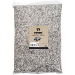 Ozami. Akvariegrus Natursten Grå 5kg. Grått naturgrus 1–4 mm till akvarium. 