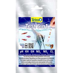 Tetra Test 6in1 10-pack. Vattentest 6in1 med svar på 60 sek. 