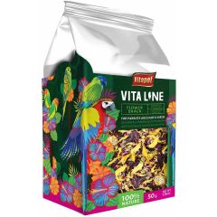 Vitapol. Vita Line Flower Snack. Naturligt snacks med torkade blommor.