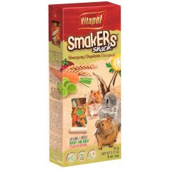Vitapol. Smakers Snack Grönsaker 2-p. Gnagarsticks med morot, havre och rödbeta. 