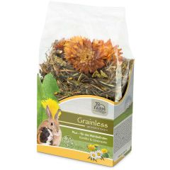 JR Farm. Grainless Kamomill & Maskros Mix. Spannmålsfri örtmix med maskros och kamomill.