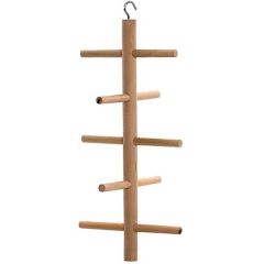 Flamingo. Fågelstege Klätterträd. Klätterträd i trä med flera sittpinnar. 