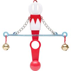 Living World. Fågelleksak Balansgång Circus. Balansgång för fågel med bjällror. 