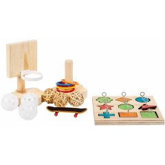 Ozami Fågelspel Cirkus 6-p. Interaktivt leksaksset med aktivering. 