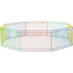 Ozami. Sm&aring;djurshage Playpen. Lekhage f&ouml;r sm&aring;djur i mixade f&auml;rger. 