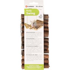 Flamingo. Hängmatta Trä S. Trägunga för lek och vila. 