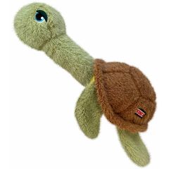 Kong Scruffs Turtle M/L. Gosedjur med supersqueaker. 
