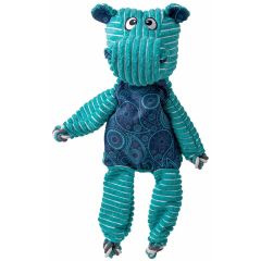 Kong Jumbo Floppy Knots Hippo. Gigantisk hundleksak med repskelett. 