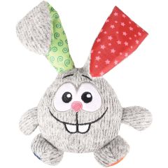 Flamingo. Hundleksak Cherry Kanin. Plyschkanin med öron som rör sig. 