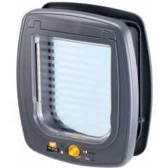 Ferplast Swing 9 Grå. Hund- & kattlucka med 4-vägs lås. 