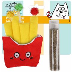 All For Paws. Kattleksak Purrtato Frites. Kattleksak med extra kattmynta. 