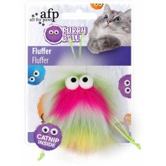 All For Paws. Kattleksak Furry Ball Fluffer. Fluffig kattleksak med kattmynta. 