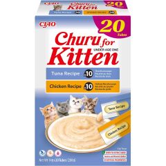 Churu Kitten Tuna/Chicken 20-pack. Slickgodis med kyckling och tonfisk. 