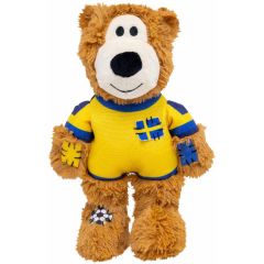 KONG Wild Knots Bear Sverige - Fotbolls VM. Sportig fotbollsbjörn i Sveriges färger. 