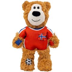 KONG Wild Knots Bear Norge - Fotbolls VM. Sportig fotbollsbjörn i Norges färger. 