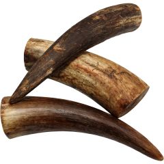 Ozami. Naturtugg Oxhorn 1kg. Naturligt hundtugg av oxhorn. 