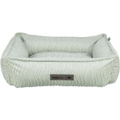 Trixie. Bädd Marley Wave Salvia 60x50. Rektangulär bädd med avtagbart överdrag. 