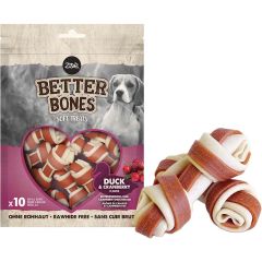 Zeus & Zoë. Zoë Better Bones Anka. Mjuka och skonsamma tuggben utan råhud. 