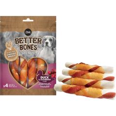 Zeus & Zoë. Zoë Better Bones Rolls Anka. Mjuka och skonsamma tugg utan råhud. 