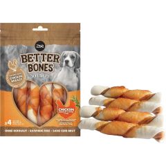 Zeus & Zoë. Zoë Better Bones Rolls Kyckling. Mjuka och skonsamma tugg utan råhud. 