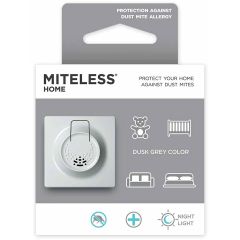 Tickless. Miteless Home Grå. Ultraljud mot kvalster. 