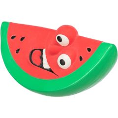 Trixie. Latexleksak Vattenmelon 15,5cm. Mjuk hundleksak med pipljud. 