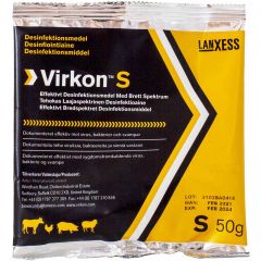 Lanxess. Virkon S Desinfektionsmedel. Smittskydd till uppfödare och djurhållning.